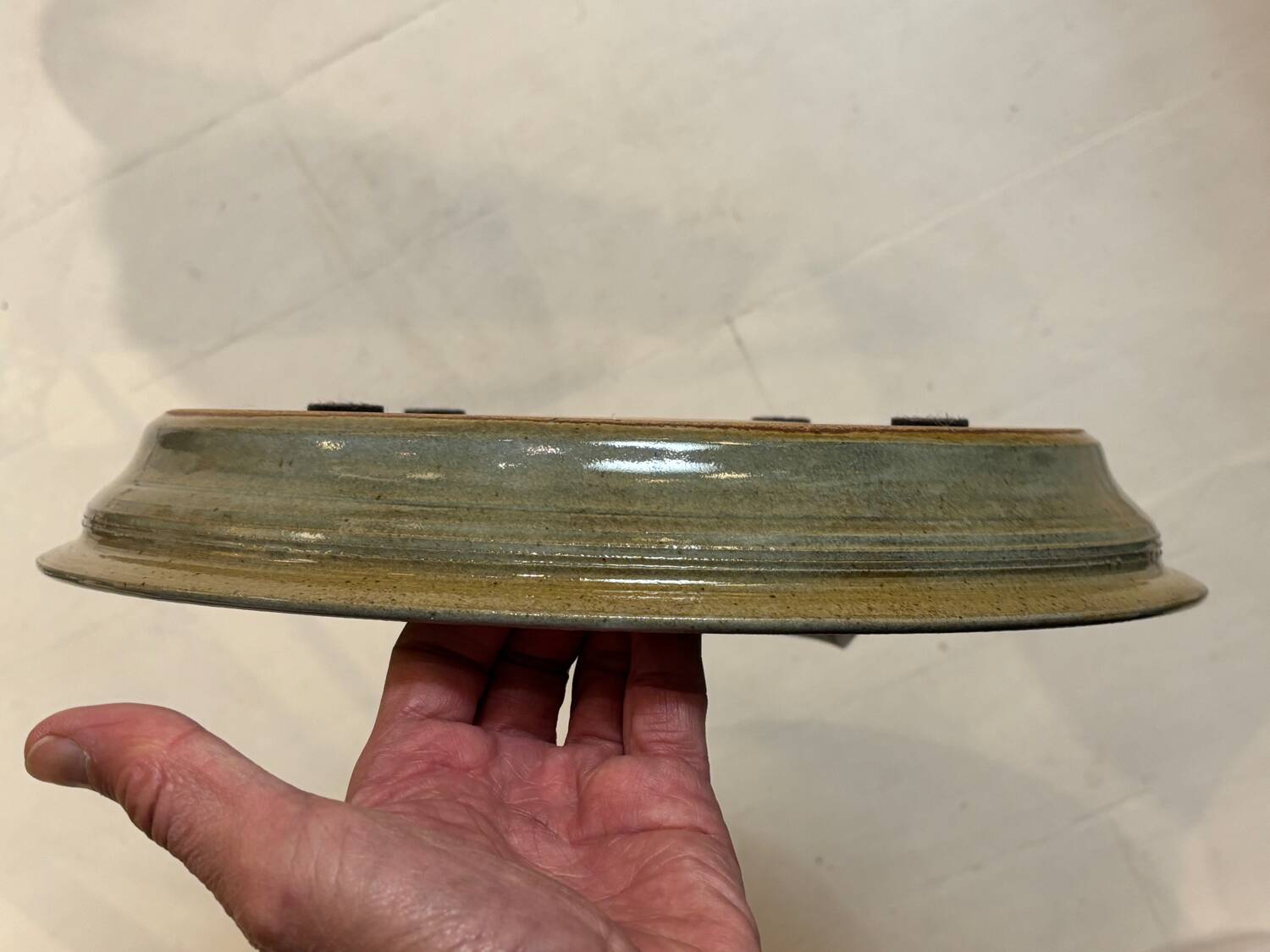 Ceramic large decorative plate