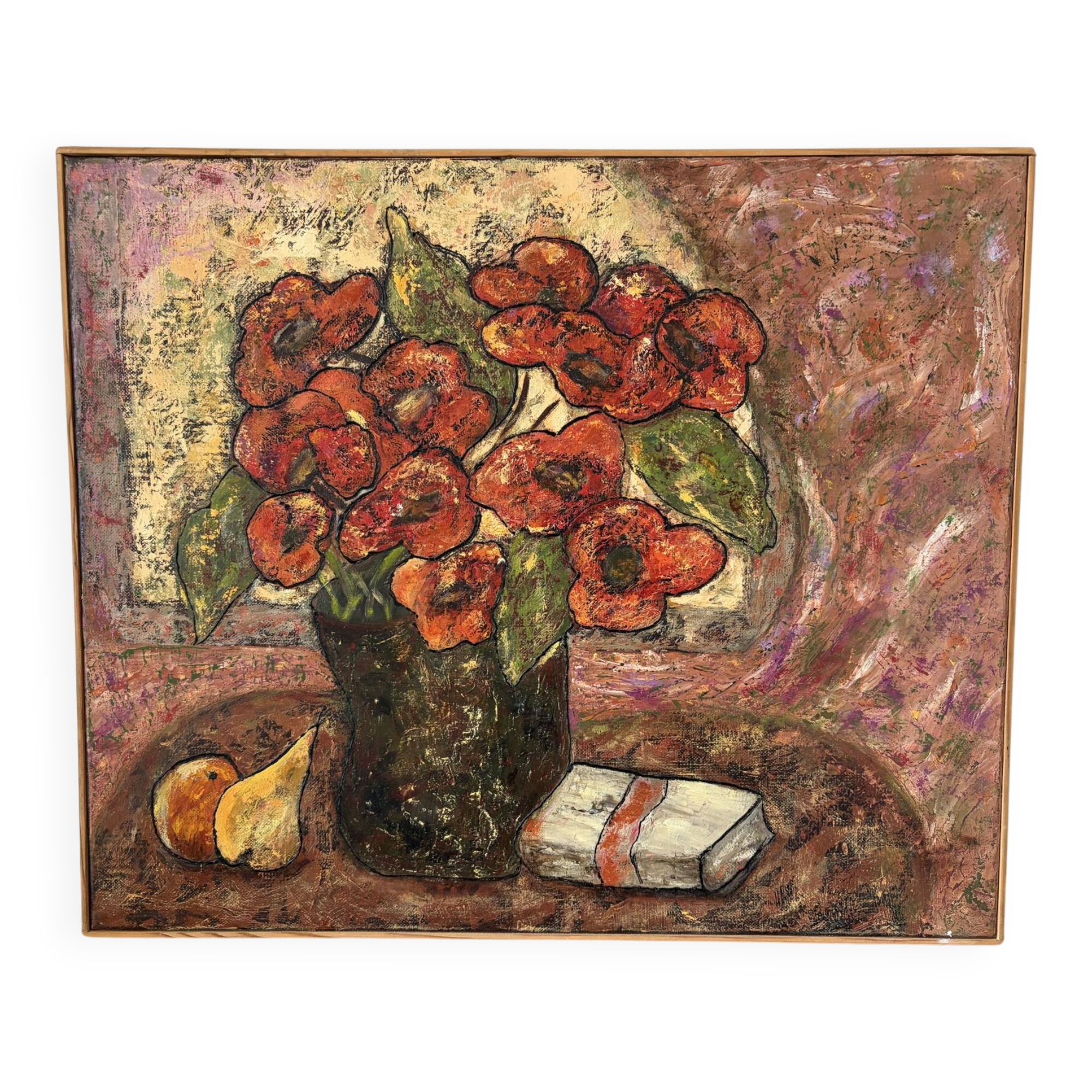 The poppies, oil on canvas