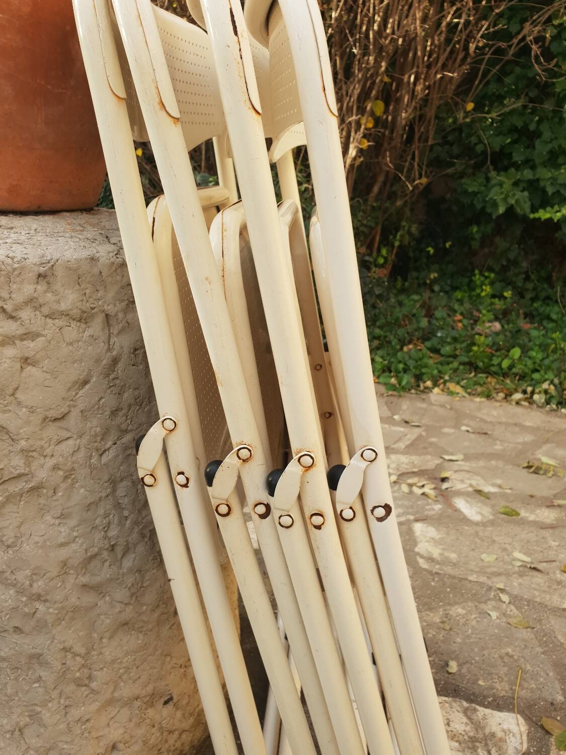 Series of 4 chairs 1980