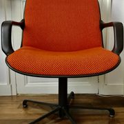 Fauteuils de bureau vintage orange pour Comforto 1980