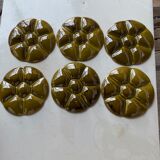 Set of 6 gien plates