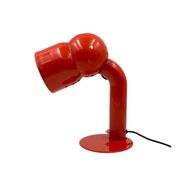 Elio Martinelli, mod. 2135 Robot red table lamp, Martinelli Luce Italy 1966