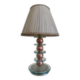 Small Art Deco lamp in copper glass