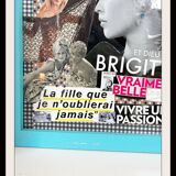 Brigitte Bardot canvas by Bruno Ricard