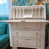 Commode secrétaire patinée