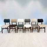 Six dining chairs