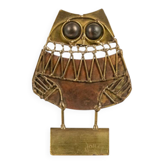 Jarcz. Brutalist owl sculpture. 1970s.