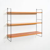 Etagère murale String en noyer, années 60