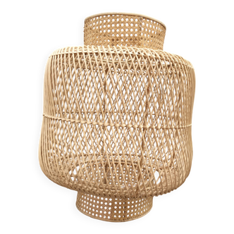 XXL rattan pendant light Natural rattan light