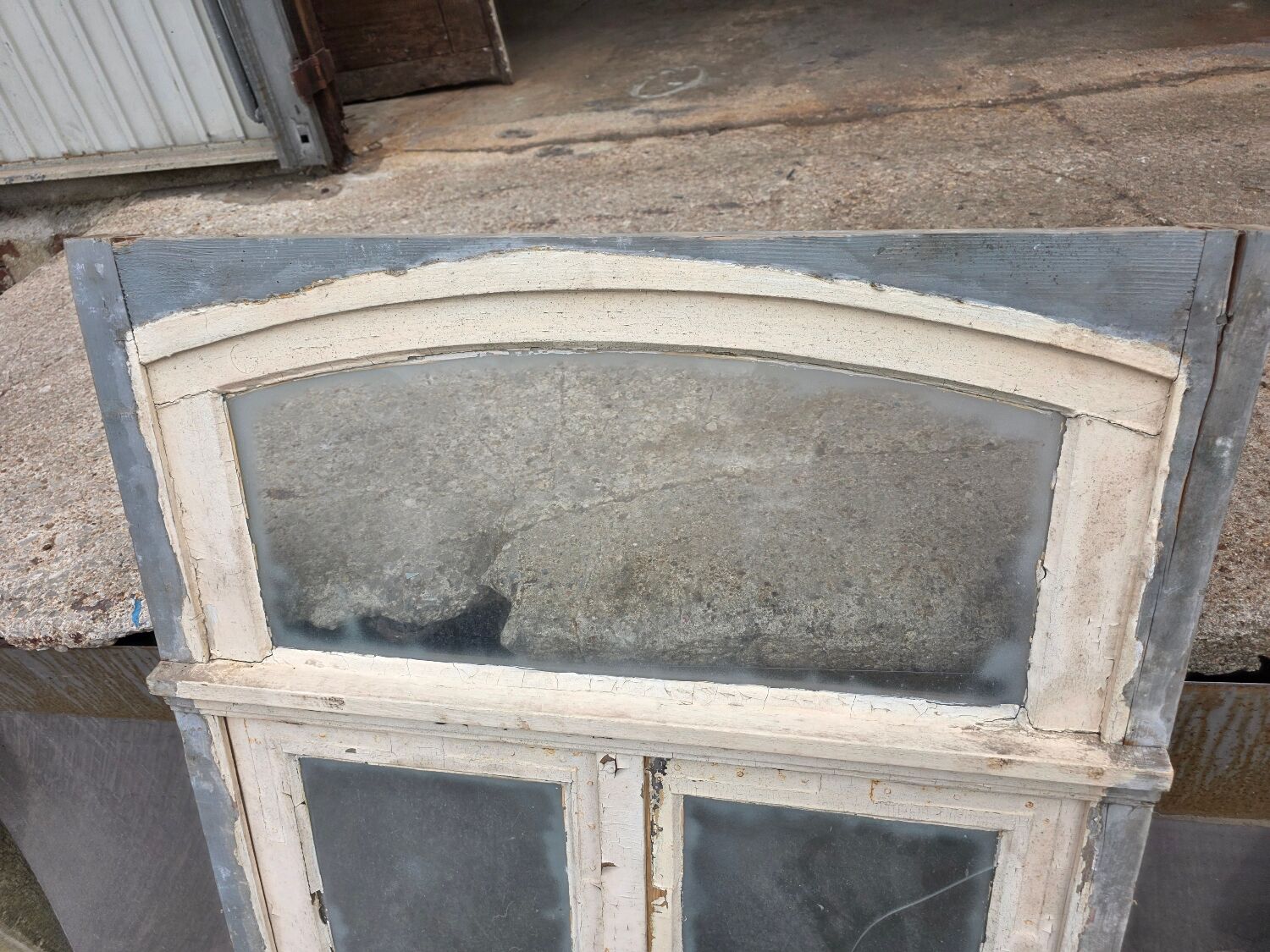 Old window with frame