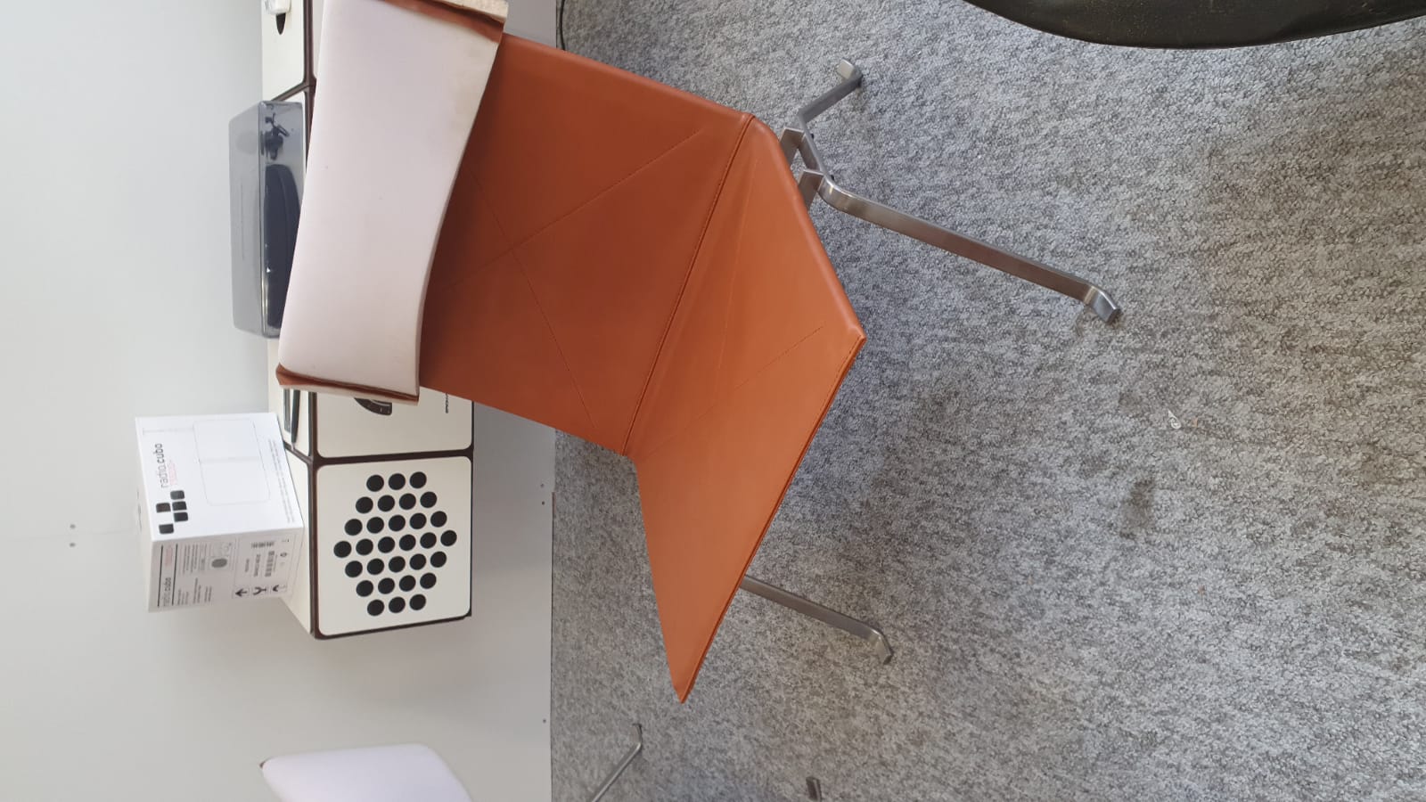 Armchair PK22 Poul Kjaerholm Brown leather edition Fritz Hansen
