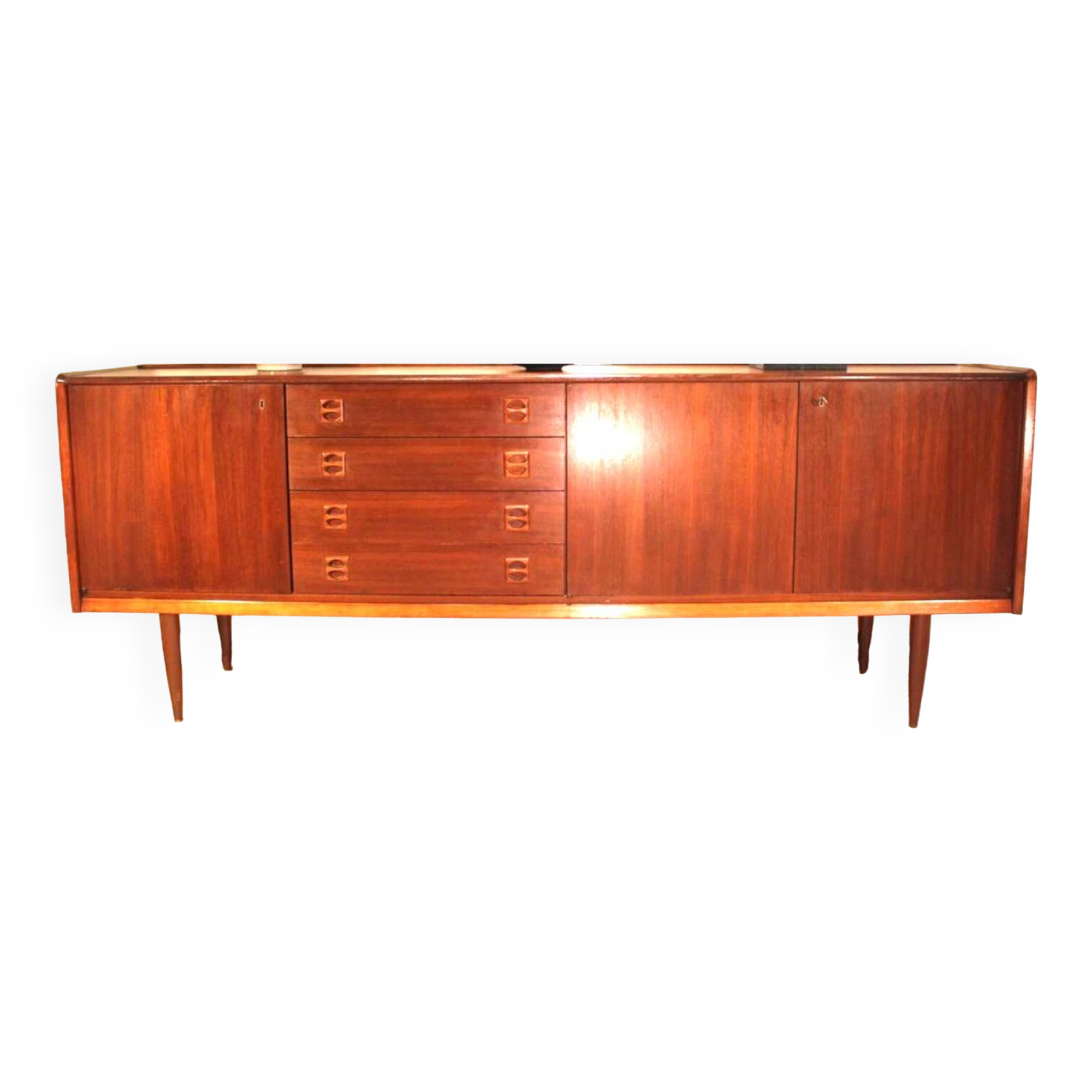 Vintage Scandinavian teak sideboard