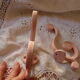 Paire de porte manteau double patère en métal