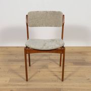 Mid-Century Model 49 Dining Chairs in Teak by Erik Buch for Odense Machine Gunning, 1960s, Set of 8