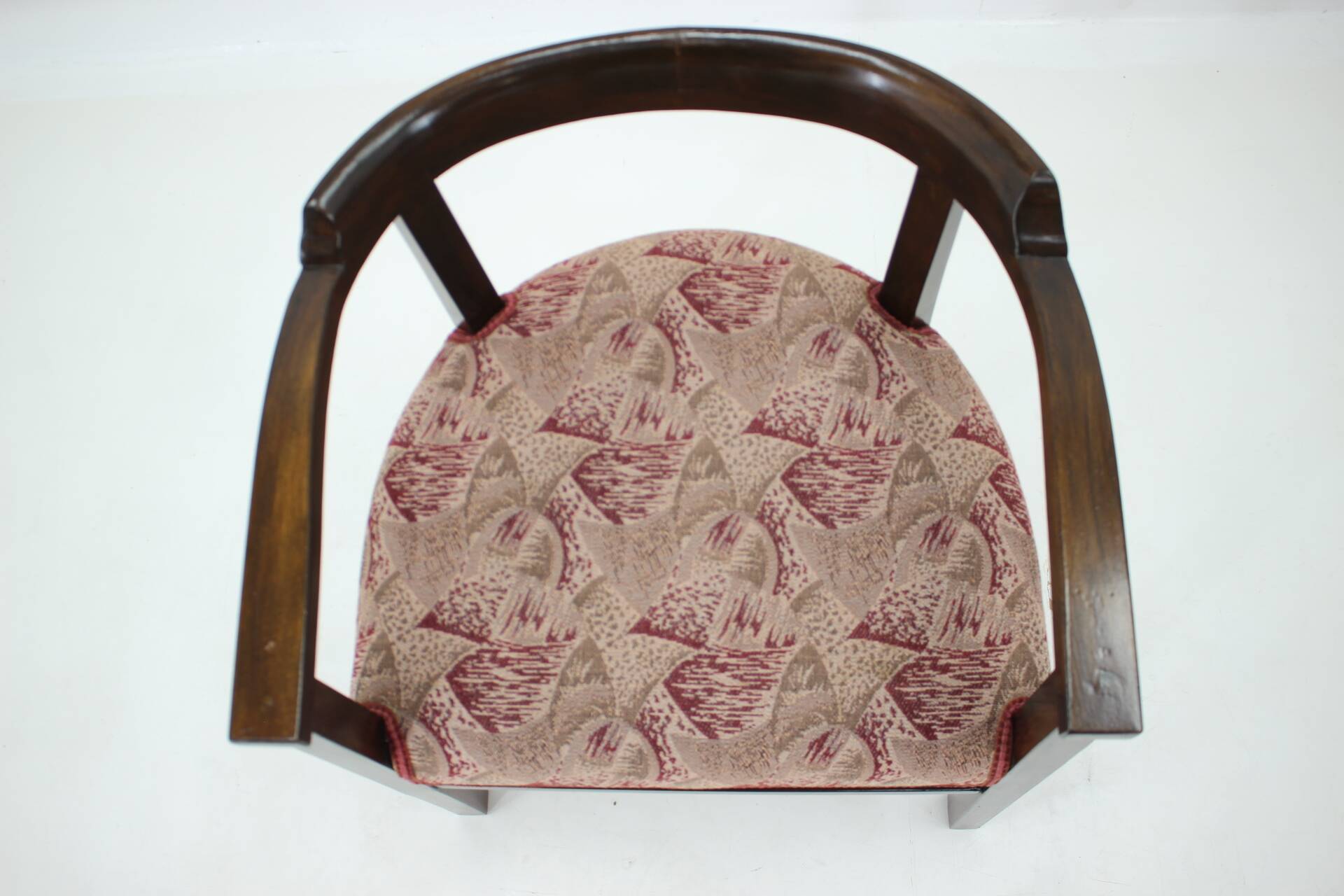 1940s Beech Bentwood Armchair, Czechoslovakia