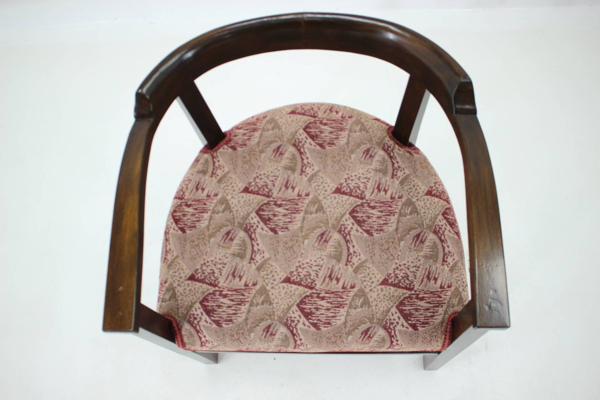 1940s Beech Bentwood Armchair, Czechoslovakia