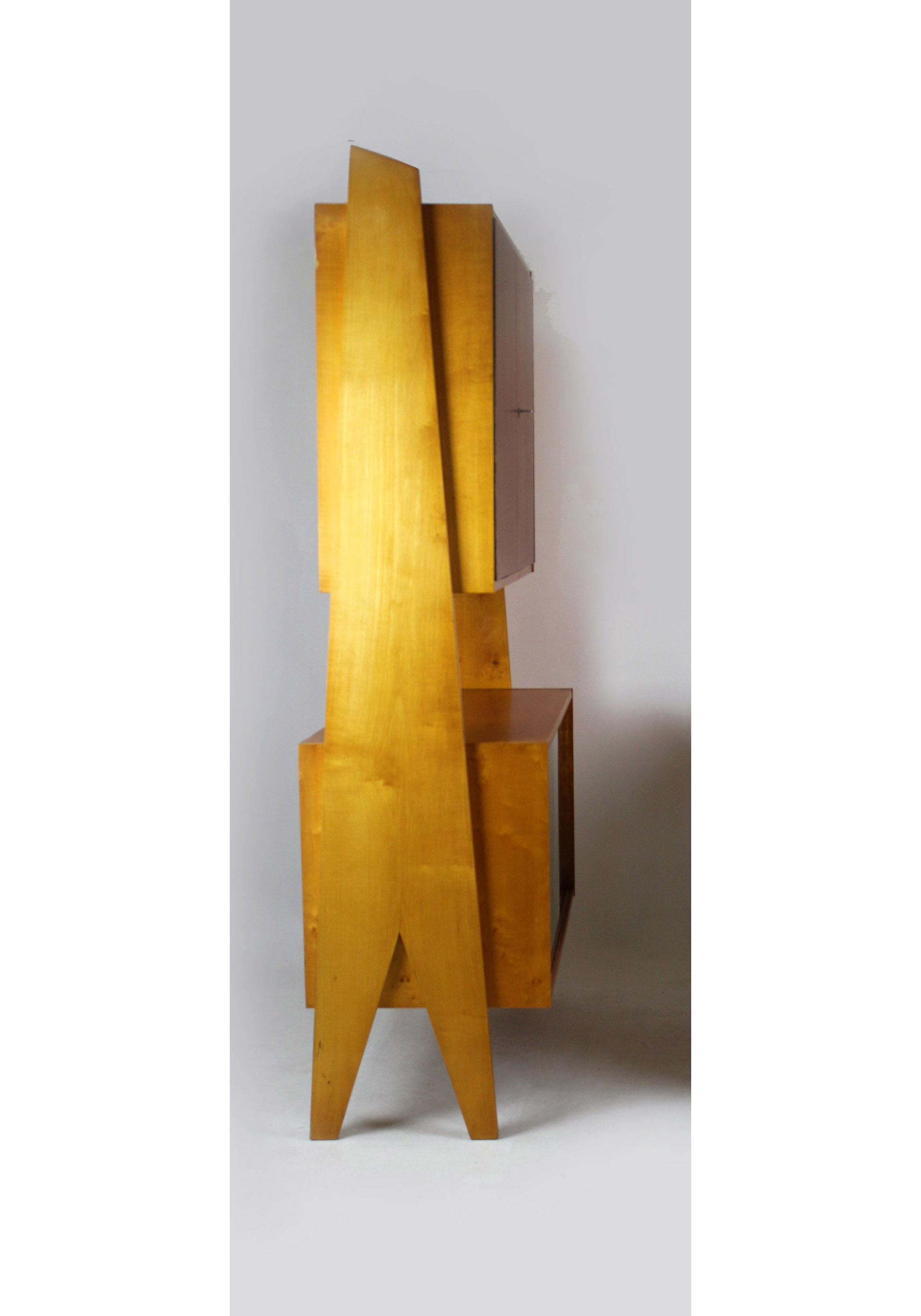 Vintage Wall Unit Bookcase, 1960s