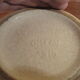 ART DECO cracked earthenware vase white Ecru St. CLEMENT bird series
