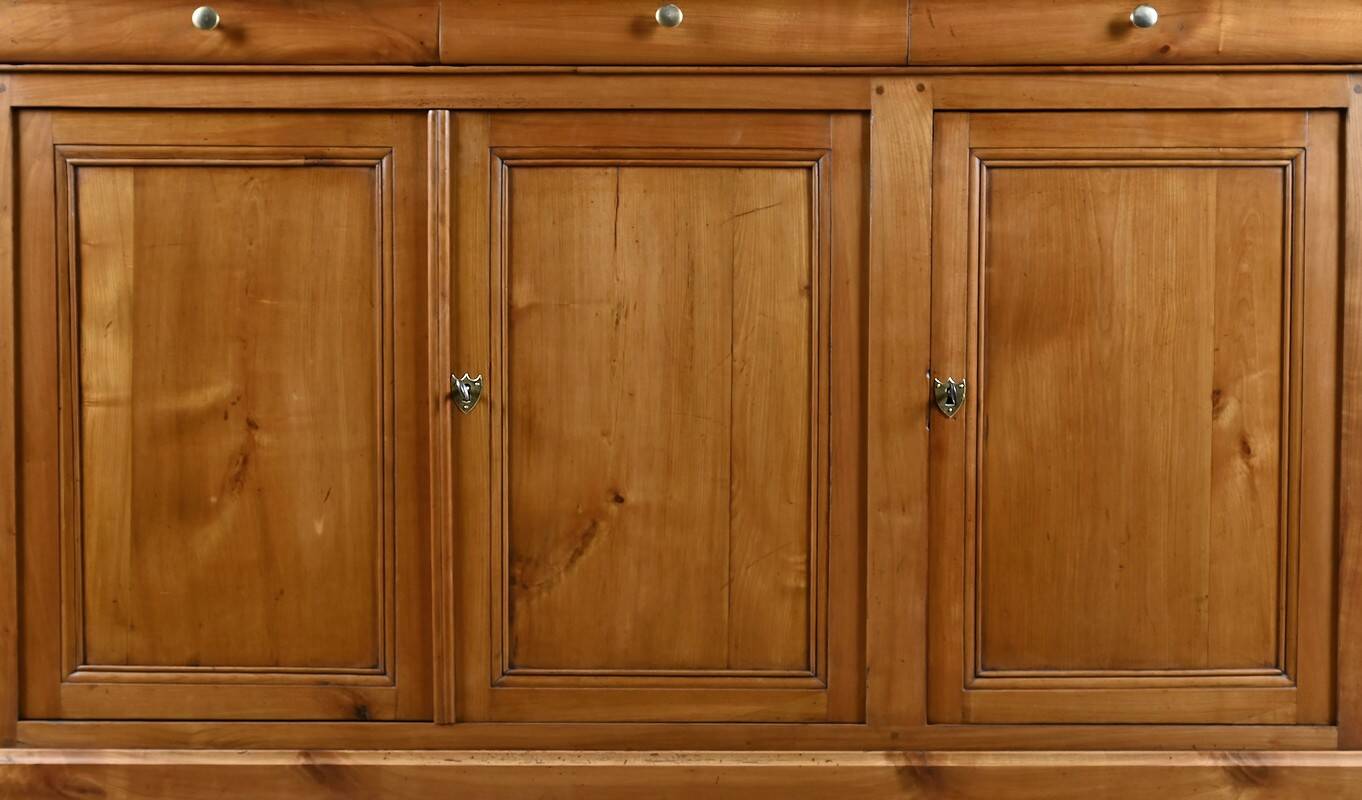 Enfilade in Cherry Wood, Louis-Philippe style – Late 19th century