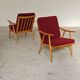 Pair of Boomerang armchairs Antonin Suman TON Thonet 1960