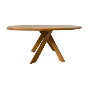 Table bois massif pied
