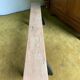 Banc campagne assise bois brut