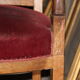 Fauteuil de bureau rouge bordeaux