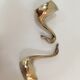 Pair of vintage brass swans