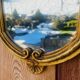 Antique gilded mirror