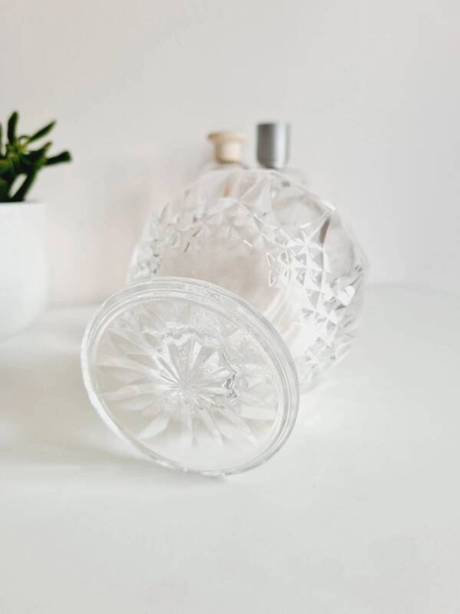 Yves Rocher crystal candy box - 1970s