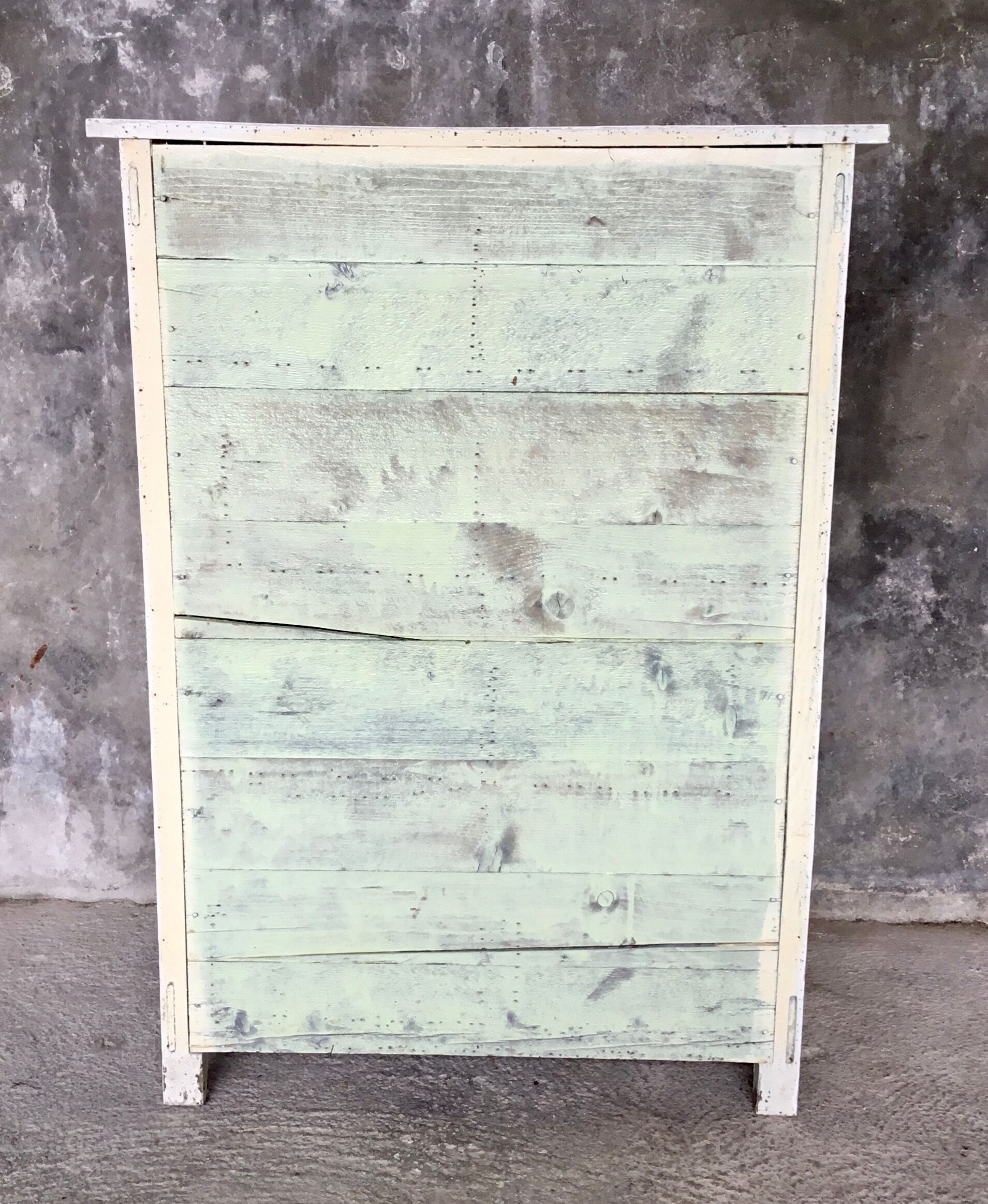 White Parisian buffet 2 doors - 1950