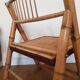 Bamboo and rattan folding chair