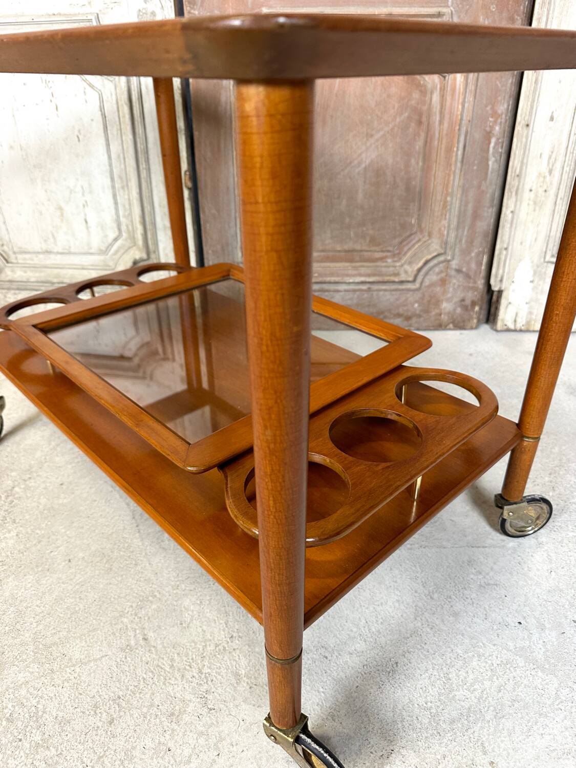 Vintage rolling trolley