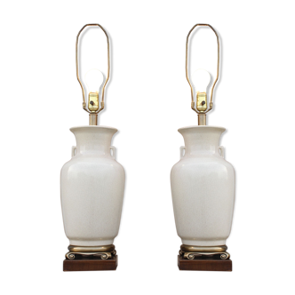 Office lamp bases by Frederick Cooper, Chicago, 1950s, Set of 2