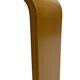 Table d’angle en bois courbé moderne du milieu du siècle années 1970