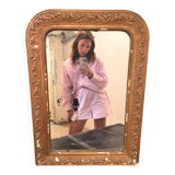 Miroir vintage doré style Louis XV