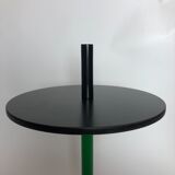 Memphis side table of 80s Italian marble design