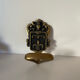 Brass hook fleur-de-lys decoration