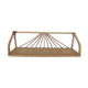 50 - 60's rattan wall shelf