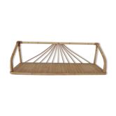 50 - 60's rattan wall shelf