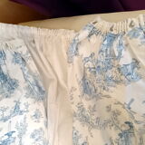 Napoleon bed sky 3 removable background in canvas of jouy