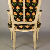 Paire de fauteuils cabriolet style Louis XV
