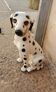 Glazed ceramic statue of a Dalmatian dog – Italy, circa 1970