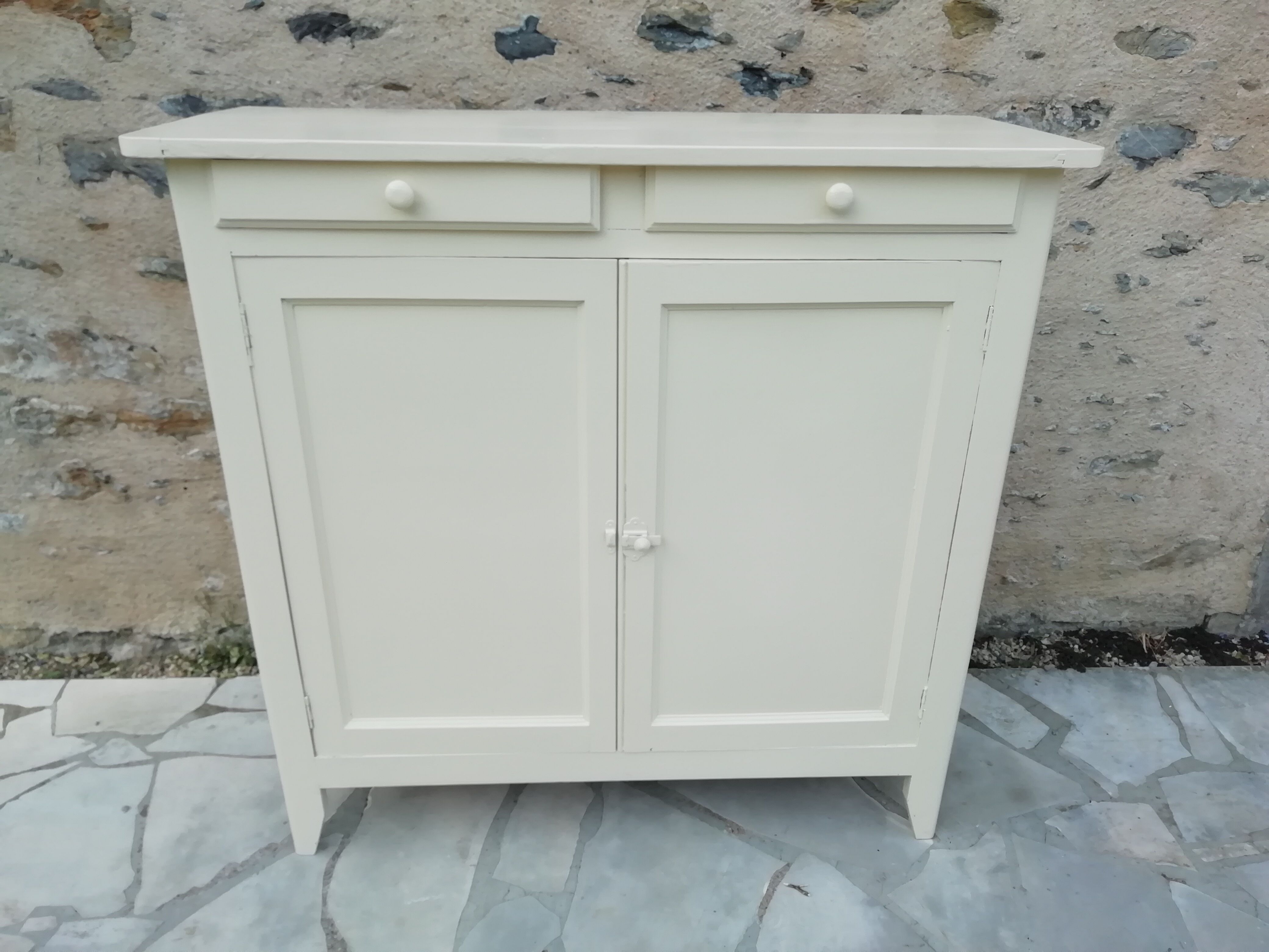 Vintage Parisian wood buffet