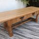 Table basse de ferme en chêne massif