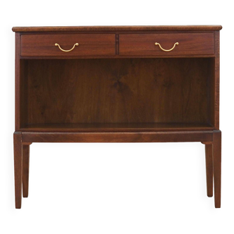 Console en noyer, design danois, années 1960