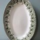 Set of two old dishes Terre de Fer St Amand & Hamage, "Mulberry" collection