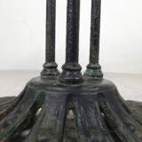 Art Deco bistro table, garden table on cast iron base