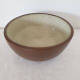 Grand Saladier en grès  Ø 30cm - Signature à identifier La Borne ? Puisaye ?