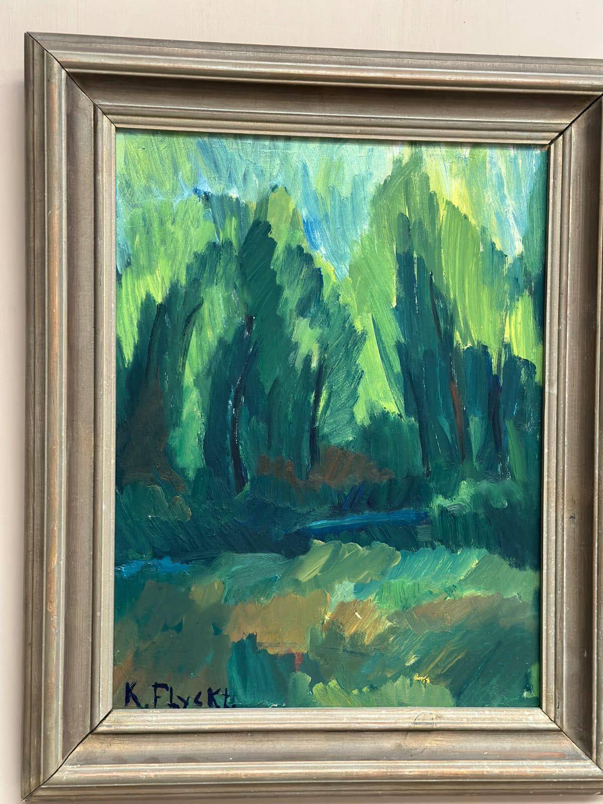 The forest landscape by Kersti Flyckt